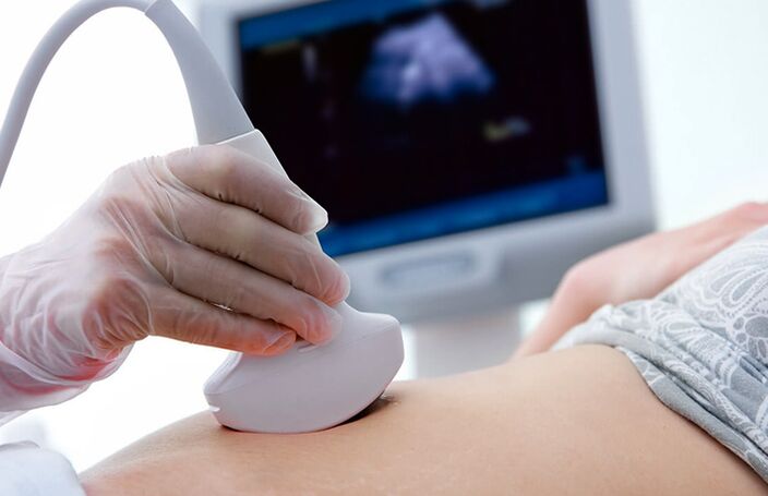 Ultrasound examination of the bladder can help diagnose cystitis in a woman.